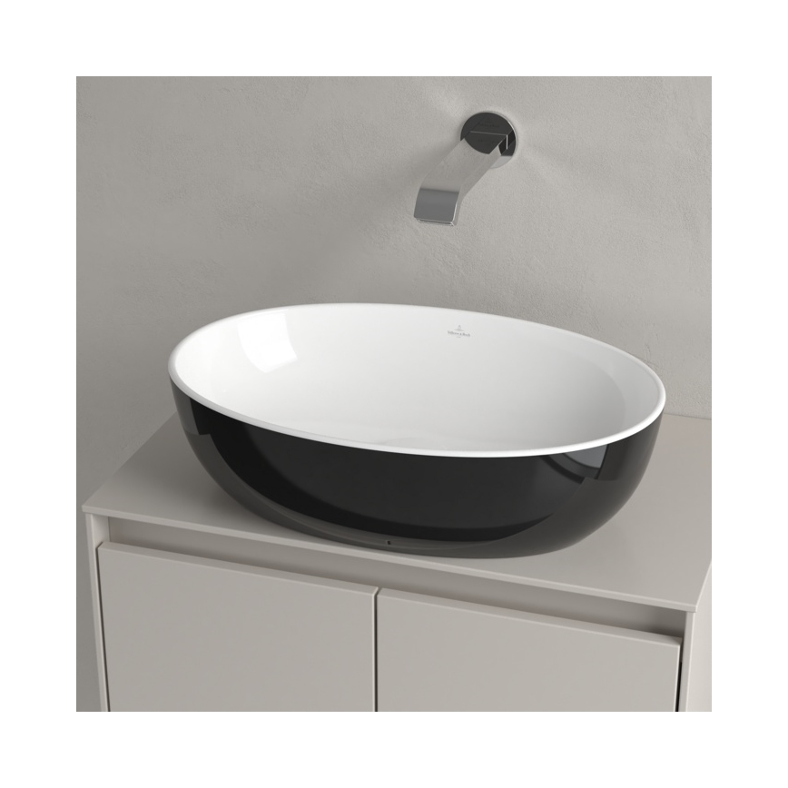 Villeroy & Boch 438848BCT8 - Einbauwaschbecken ARTIS 48 x 32,5 cm Keramik/Schwarz