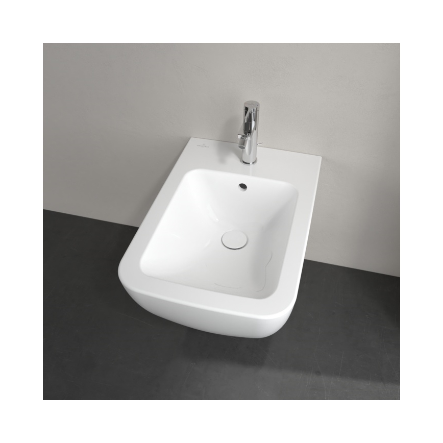 Villeroy & Boch 441100R1 - Bidet sospeso VENTICELLO in ceramica/bianco