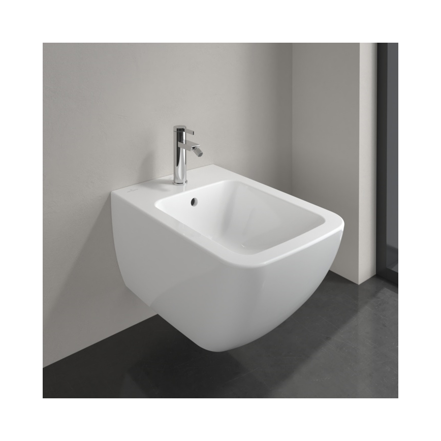 Villeroy & Boch 441100R1 - Wandhängendes Bidet VENTICELLO Keramik/weiß