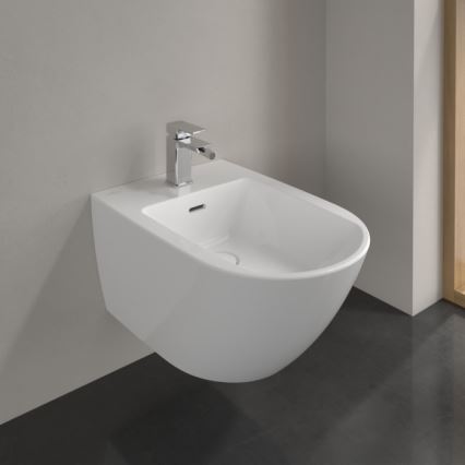 Villeroy & Boch 44700001 - Bidet sospeso SUBWAY 3.0 in ceramica bianca