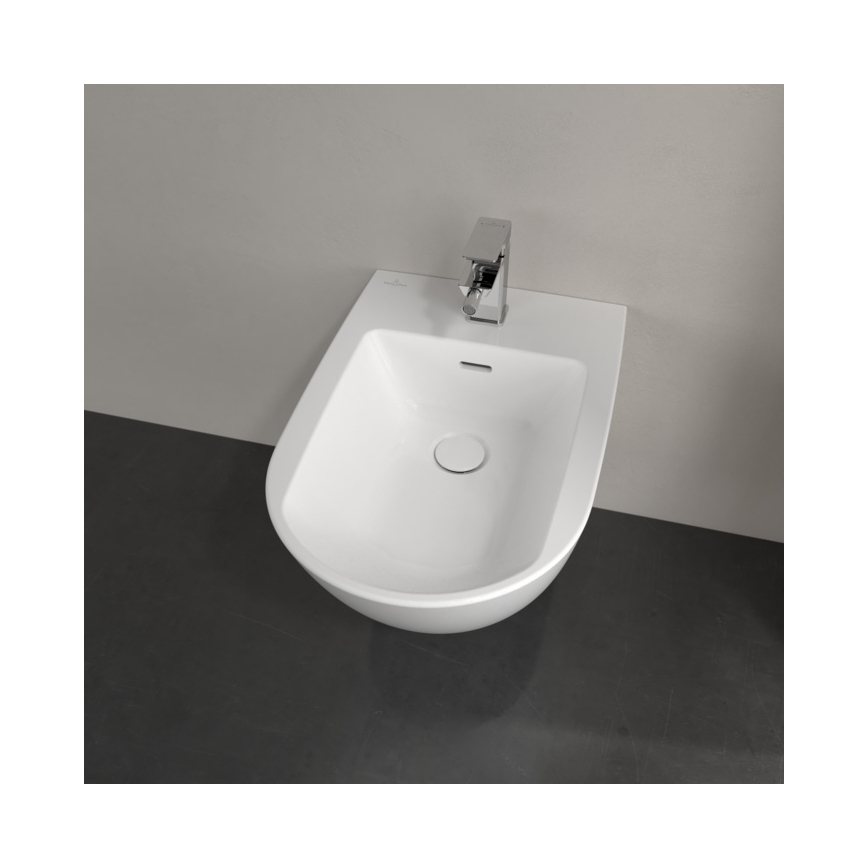 Villeroy & Boch 44700001 - Bidet sospeso SUBWAY 3.0 in ceramica bianca