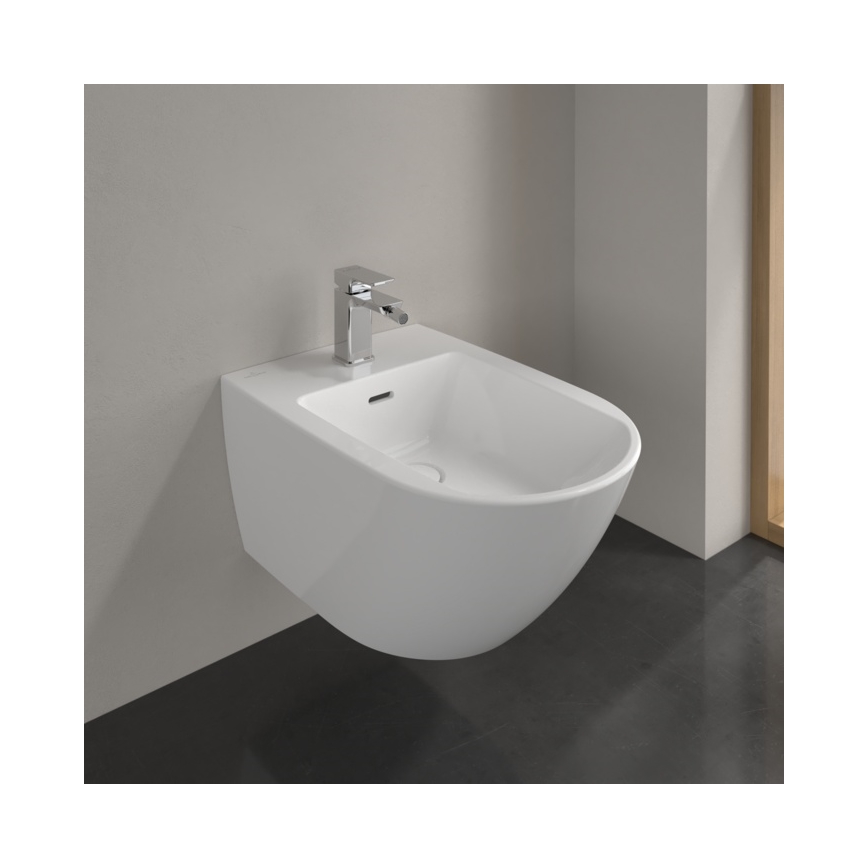 Villeroy & Boch 44700001 - Wandhängendes Bidet SUBWAY 3.0 Keramik/weiß