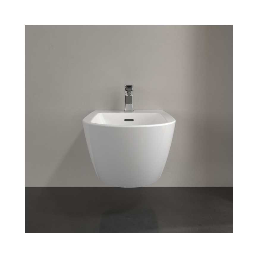 Villeroy & Boch 44700001 - Wandhängendes Bidet SUBWAY 3.0 Keramik/weiß