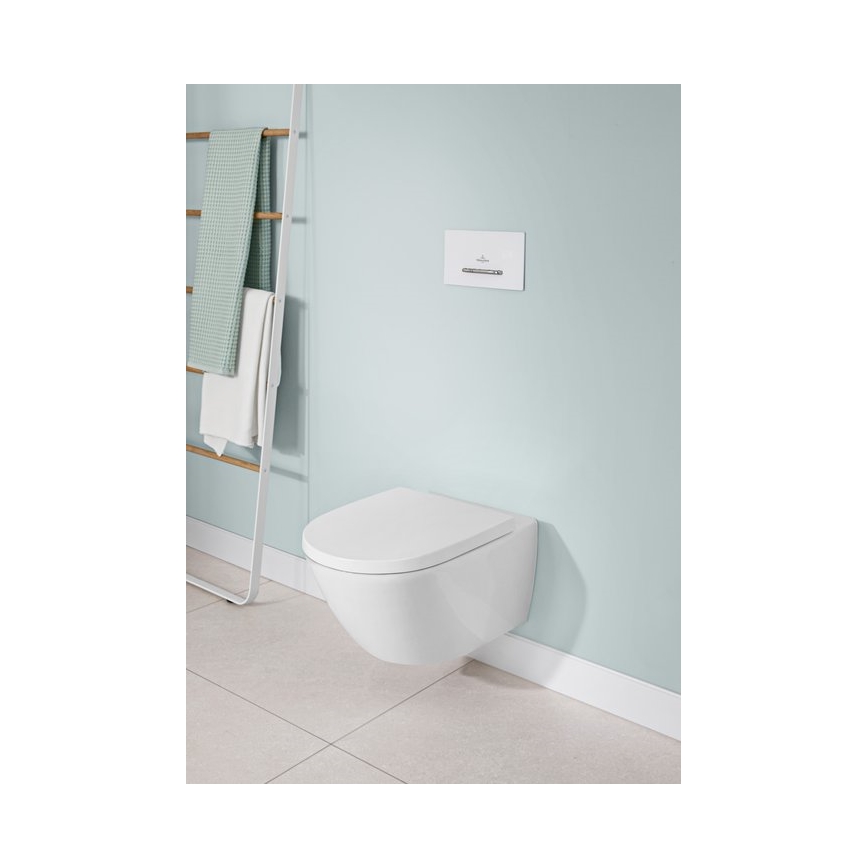 Villeroy & Boch 4670T0T2 - Vaso sospeso SUBWAY 3.0 in ceramica/bianco