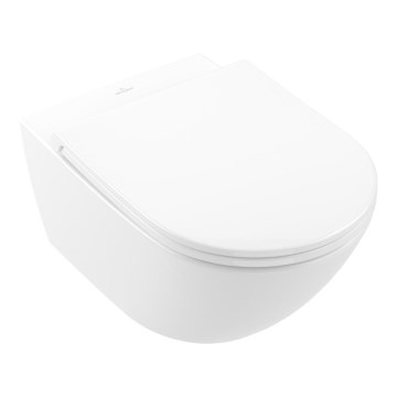 Villeroy & Boch 4670T901 - WC sospeso con sedile SoftClose SUBWAY 3.0, ceramica/bianco