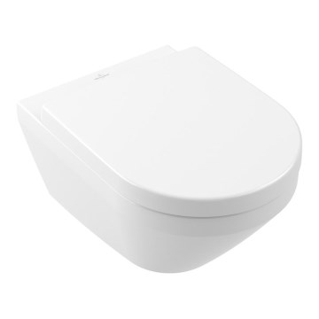 Villeroy & Boch 4694CLR1 - WC suspendu ARCHITECTURA avec abattant SoftClose, céramique blanche