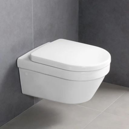 Villeroy & Boch 4694HRR1 - Wand-WC mit SoftClose-Sitz ARCHITECTURA Keramik/weiß