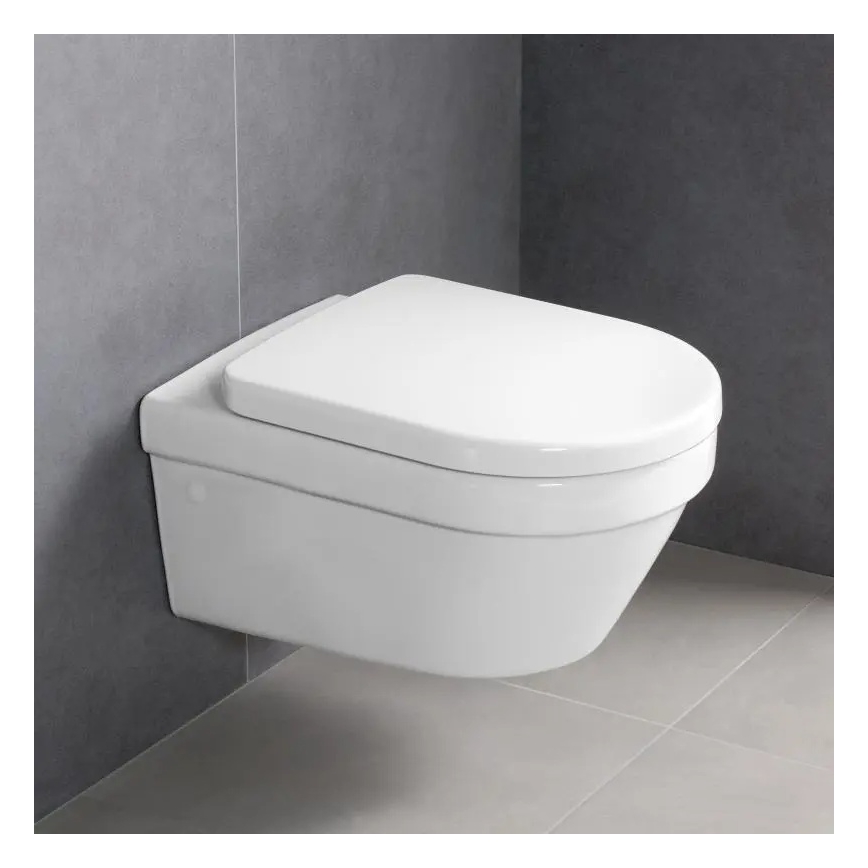 Villeroy & Boch 4694HRR1 - WC sospeso con sedile SoftClose ARCHITECTURA ceramica/bianco