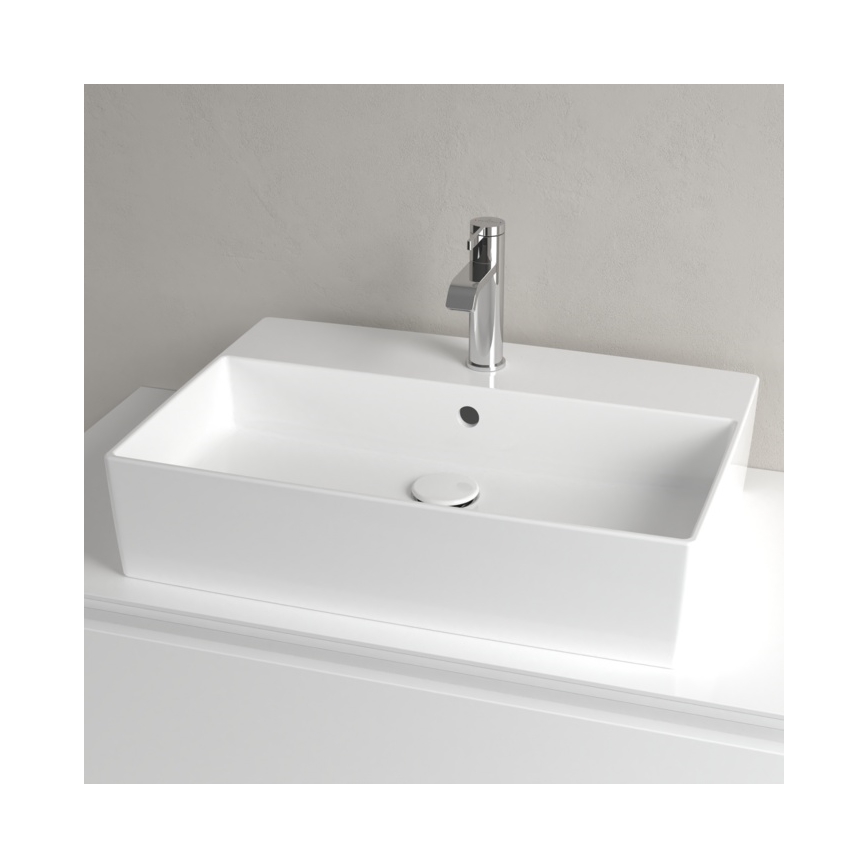 Villeroy & Boch 4A076001 - Lavabo da appoggio MEMENTO 60x42 cm ceramica/bianco