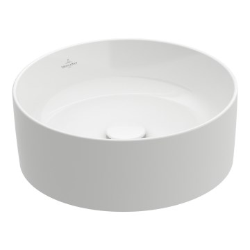 Villeroy & Boch 4A184001 - Aufsatzwaschbecken COLLARO Ø 40 cm Keramik/weiß
