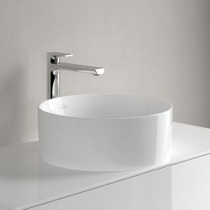 Villeroy & Boch 4A184001 - Lavabo da appoggio COLLARO Ø 40 cm ceramica/bianco