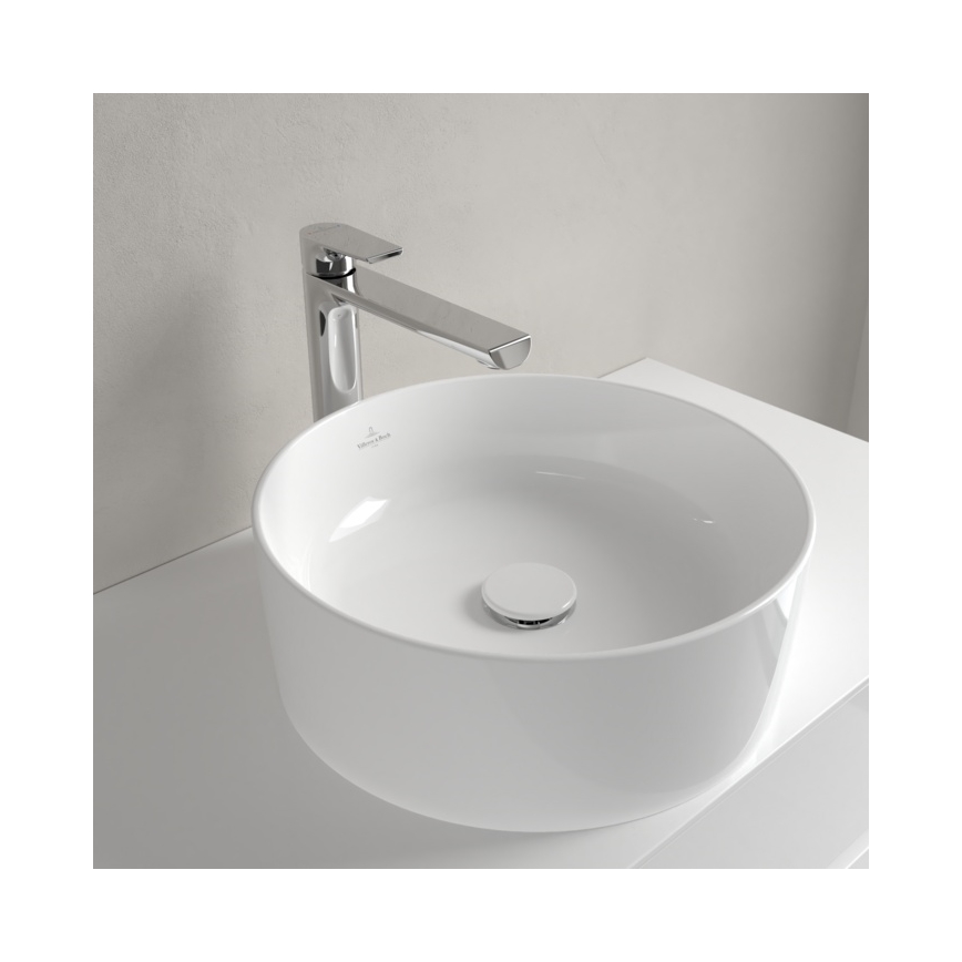 Villeroy & Boch 4A1840R1 - Lavabo da appoggio COLLARO Ø 40 cm ceramica/bianco