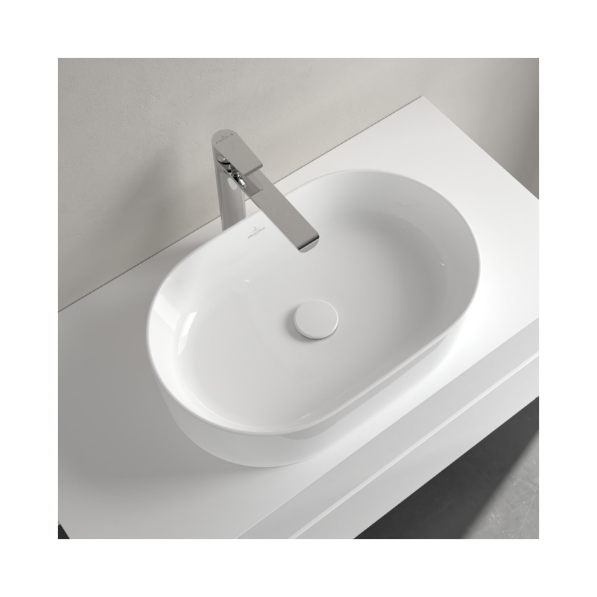 Villeroy & Boch 4A195601 - Lavabo da appoggio COLLARO 56x36 cm ceramica/bianco