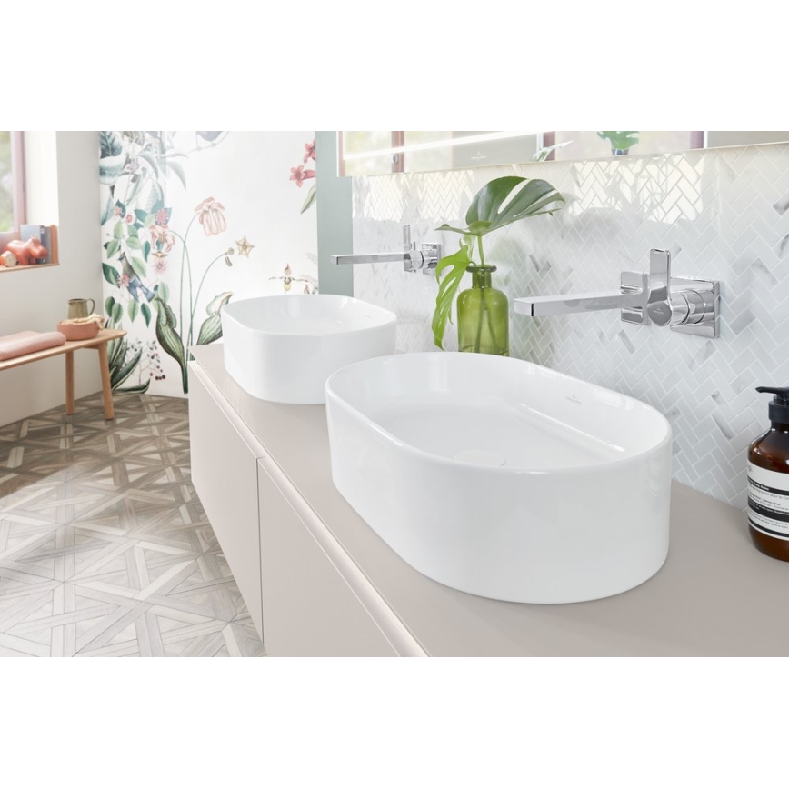 Villeroy & Boch 4A195601 - Lavabo da appoggio COLLARO 56x36 cm ceramica/bianco