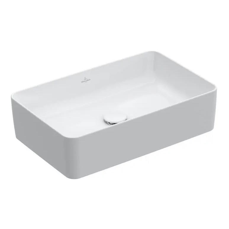 Villeroy & Boch 4A205601 - Aufsatzwaschbecken COLLARO 56 x 36 cm Keramik/weiß