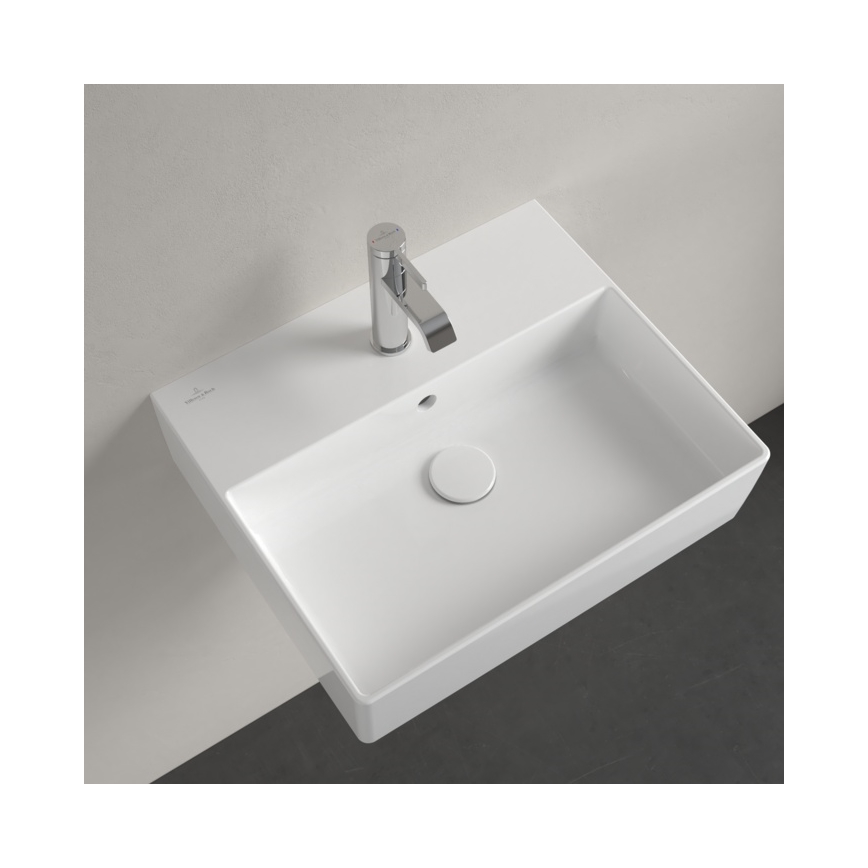 Villeroy & Boch 4A225G01 - Lavabo sospeso/da appoggio MEMENTO 50 x 42 cm ceramica/bianco