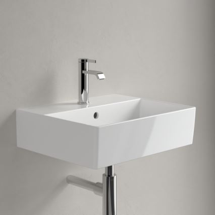Villeroy & Boch 4A225G01 - Wand-/Aufsatzwaschbecken MEMENTO 50x42cm Keramik/weiß