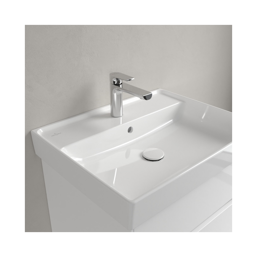 Villeroy & Boch 4A336001 - Lavabo sospeso COLLARO 60x47 cm in ceramica, bianco