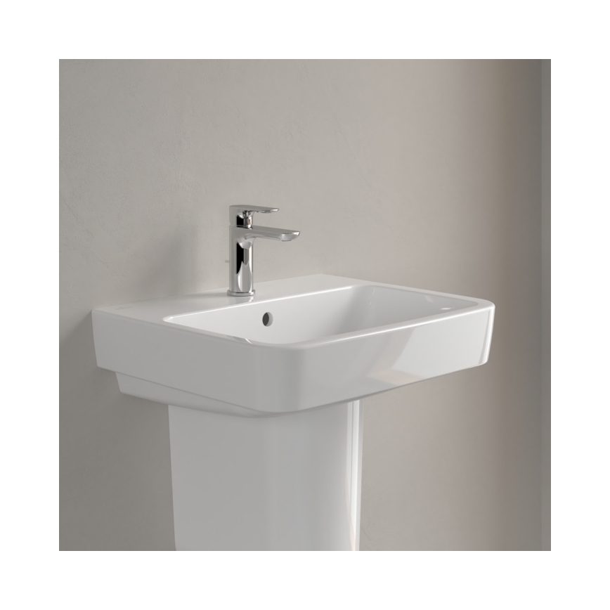 Villeroy & Boch 4A415501 - Wandwaschbecken O.NOVO 55x46 cm Keramik/weiß