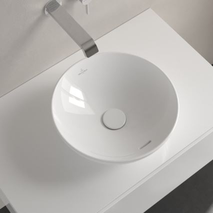 Villeroy & Boch 4A450001 - Lavabo da appoggio LOOP&FRIENDS Ø 38 cm ceramica/bianco