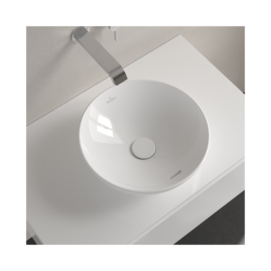 Villeroy & Boch 4A450001 - Lavabo da appoggio LOOP&FRIENDS Ø 38 cm ceramica/bianco