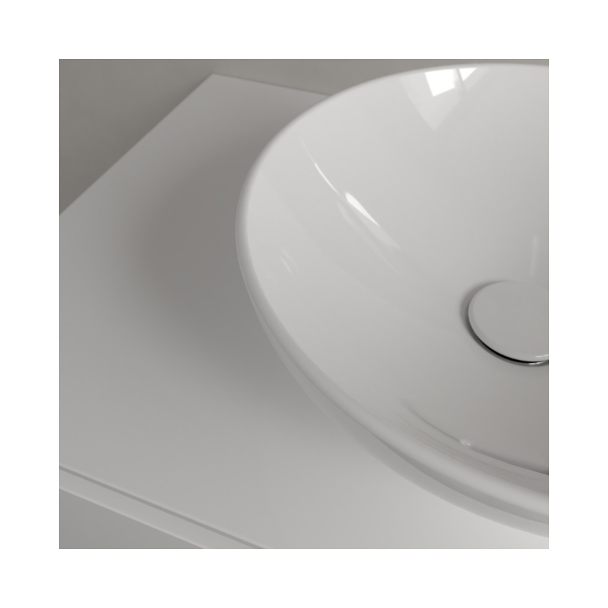 Villeroy & Boch 4A450001 - Lavabo da appoggio LOOP&FRIENDS Ø 38 cm ceramica/bianco