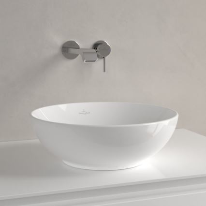 Villeroy & Boch 4A450001 - Lavabo da appoggio LOOP&FRIENDS Ø 38 cm ceramica/bianco