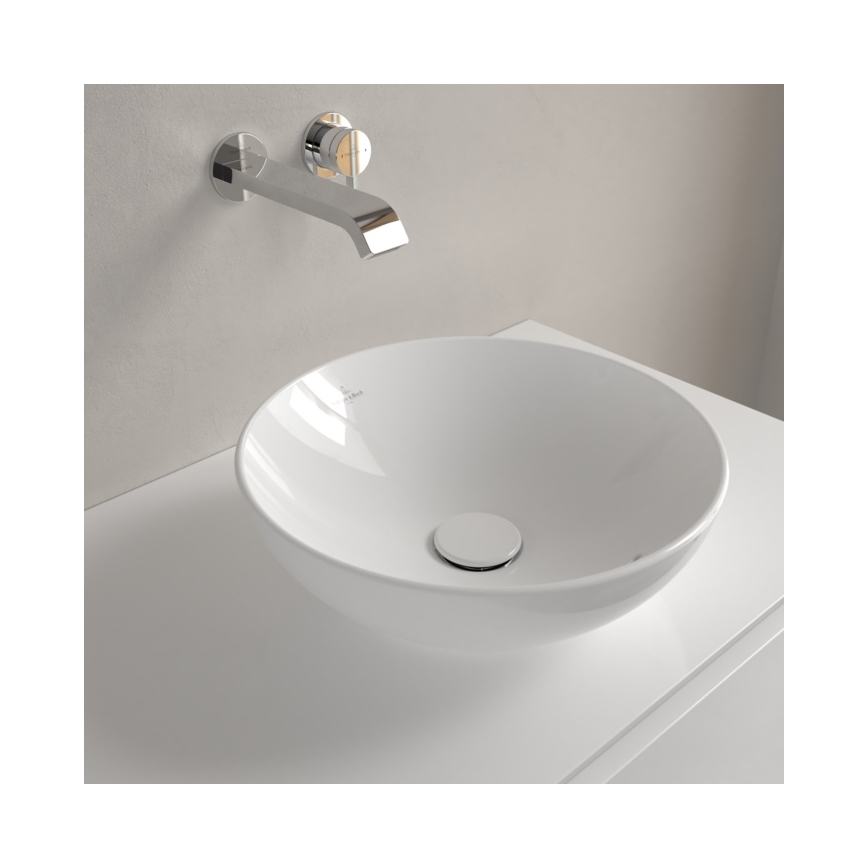 Villeroy & Boch 4A450001 - Lavabo da appoggio LOOP&FRIENDS Ø 38 cm ceramica/bianco