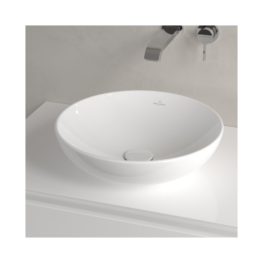 Villeroy & Boch 4A460001 - Lavabo da appoggio LOOP&FRIENDS Ø 42 cm, in ceramica/bianco
