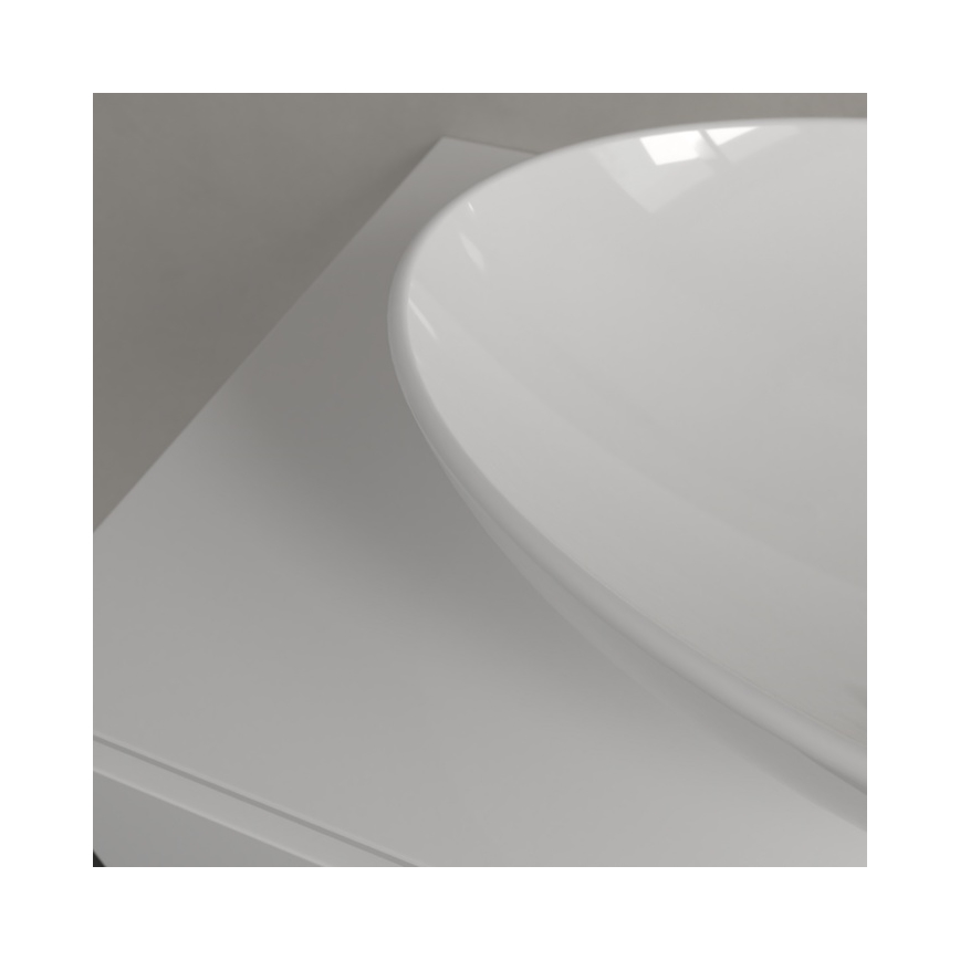 Villeroy & Boch 4A470001 - Aufsatzwaschbecken LOOP&FRIENDS 56x38 cm Keramik/weiß