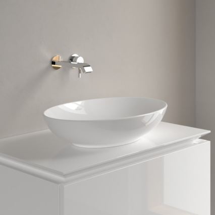 Villeroy & Boch 4A470101 - Lavabo da appoggio LOOP&FRIENDS 56x38 cm ceramica/bianco