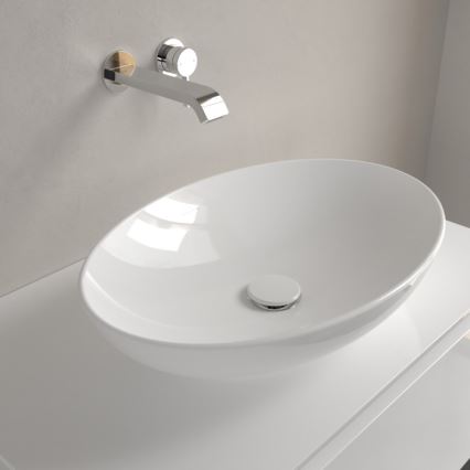 Villeroy & Boch 4A470101 - Lavabo da appoggio LOOP&FRIENDS 56x38 cm ceramica/bianco