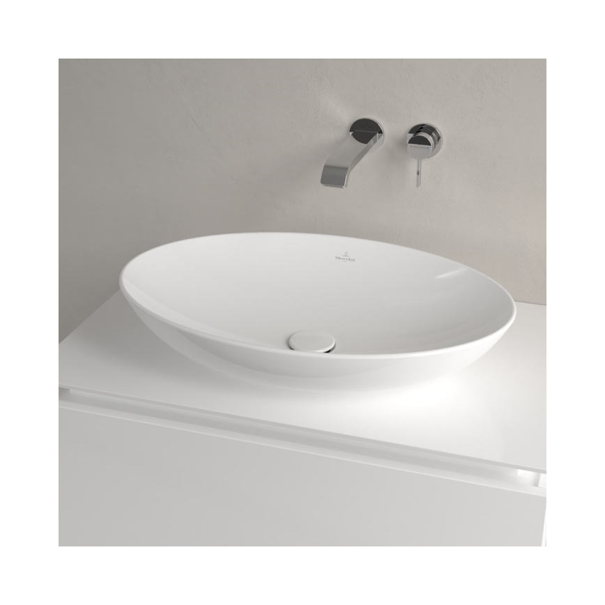Villeroy & Boch 4A480001 - Lavabo à poser LOOP&FRIENDS 62x42 cm en céramique, blanc