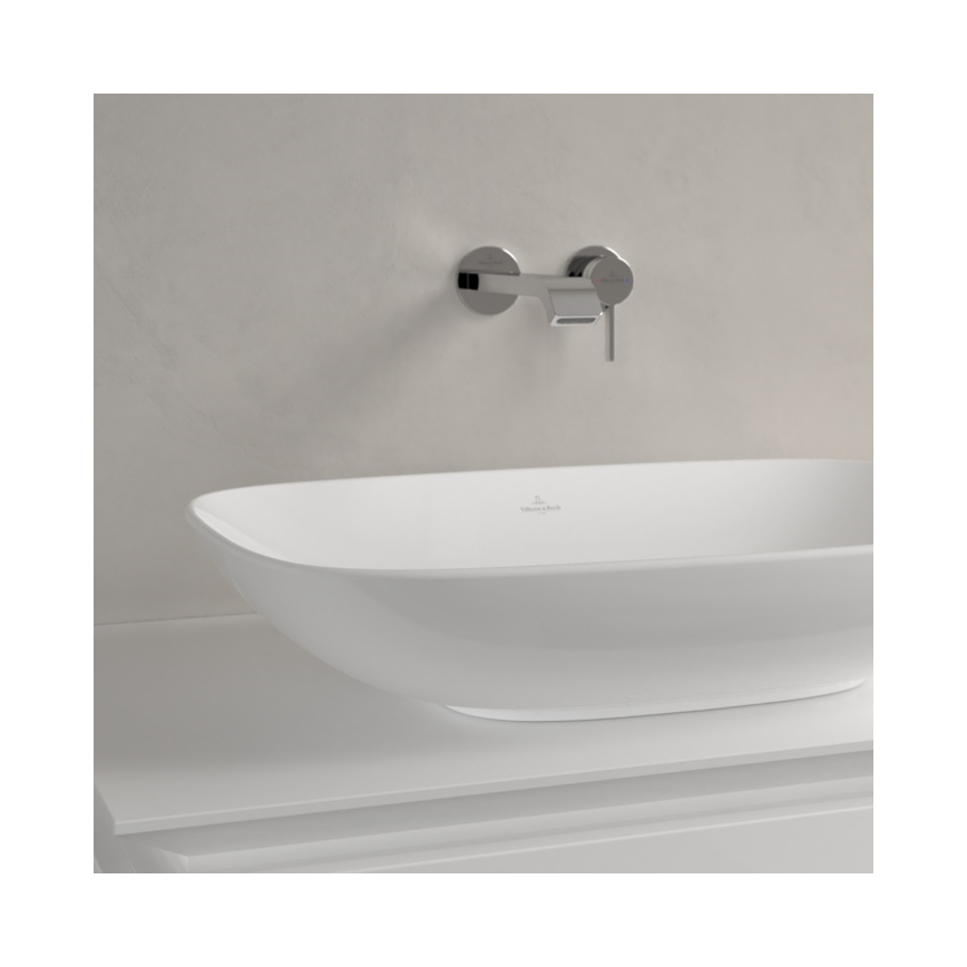 Villeroy & Boch 4A500001 - Aufsatzwaschbecken LOOP&FRIENDS 62x42 cm Keramik/weiß