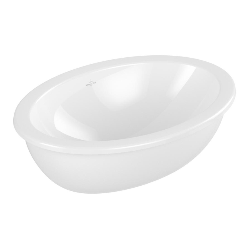 Villeroy & Boch 4A550001 - Einbauwaschbecken LOOP&FRIENDS 56x38 cm Keramik/weiß