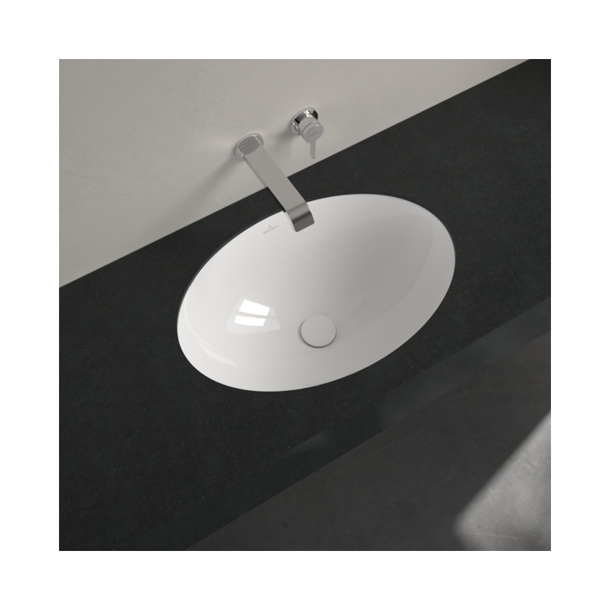 Villeroy & Boch 4A550001 - Einbauwaschbecken LOOP&FRIENDS 56x38 cm Keramik/weiß