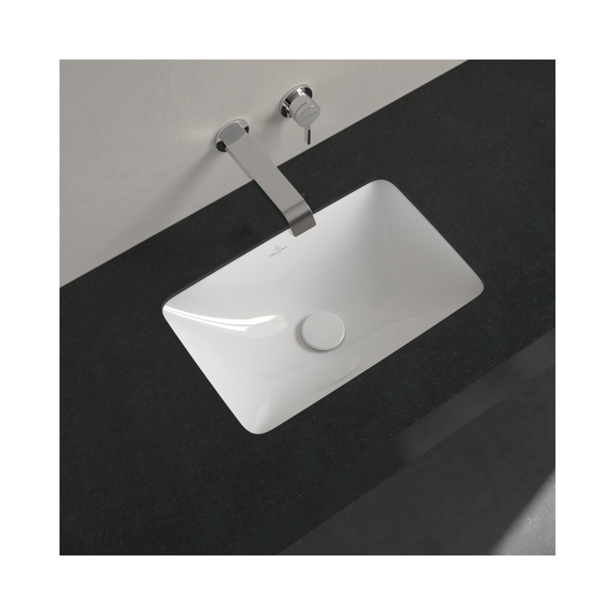 Villeroy & Boch 4A5601R1 - Einbauwaschbecken LOOP&FRIENDS 45 x 28 cm Keramik/weiß