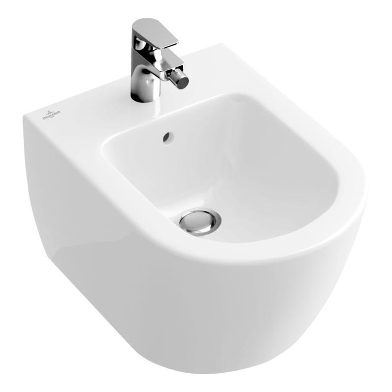 Villeroy & Boch 54000001 - Bidet suspendu SUBWAY 2.0 37x56 cm céramique/blanc