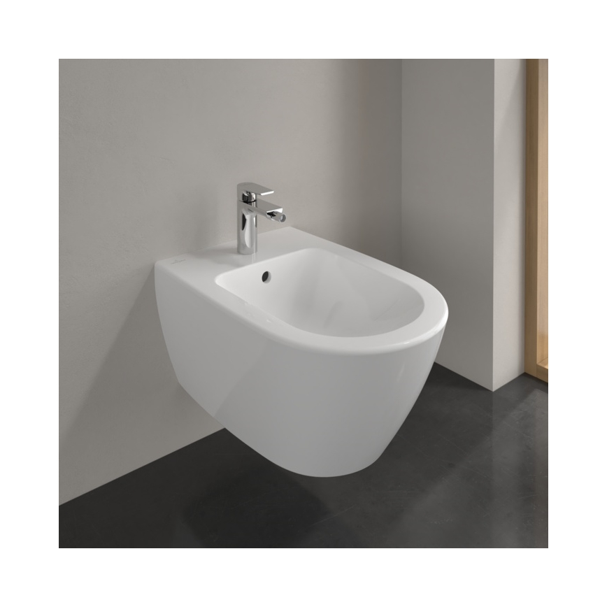 Villeroy & Boch 54000001 - Bidet suspendu SUBWAY 2.0 37x56 cm céramique/blanc