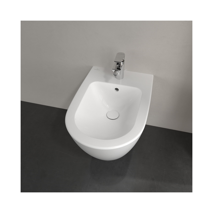 Villeroy & Boch 54000001 - Bidet suspendu SUBWAY 2.0 37x56 cm céramique/blanc