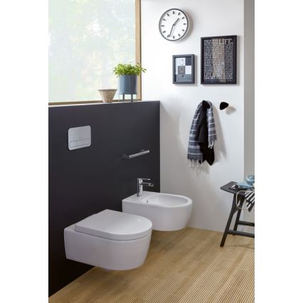 Villeroy & Boch 54050001 - Wandhängendes Bidet AVENTO, Keramik/weiß