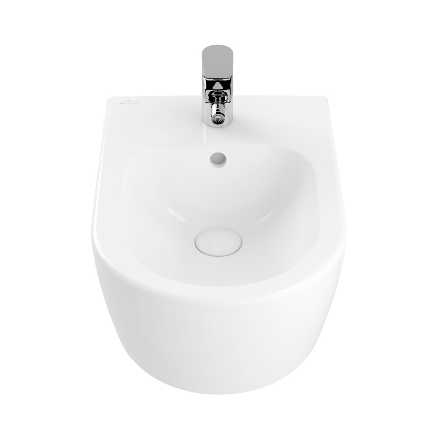 Villeroy & Boch 54050001 - Wandhängendes Bidet AVENTO, Keramik/weiß