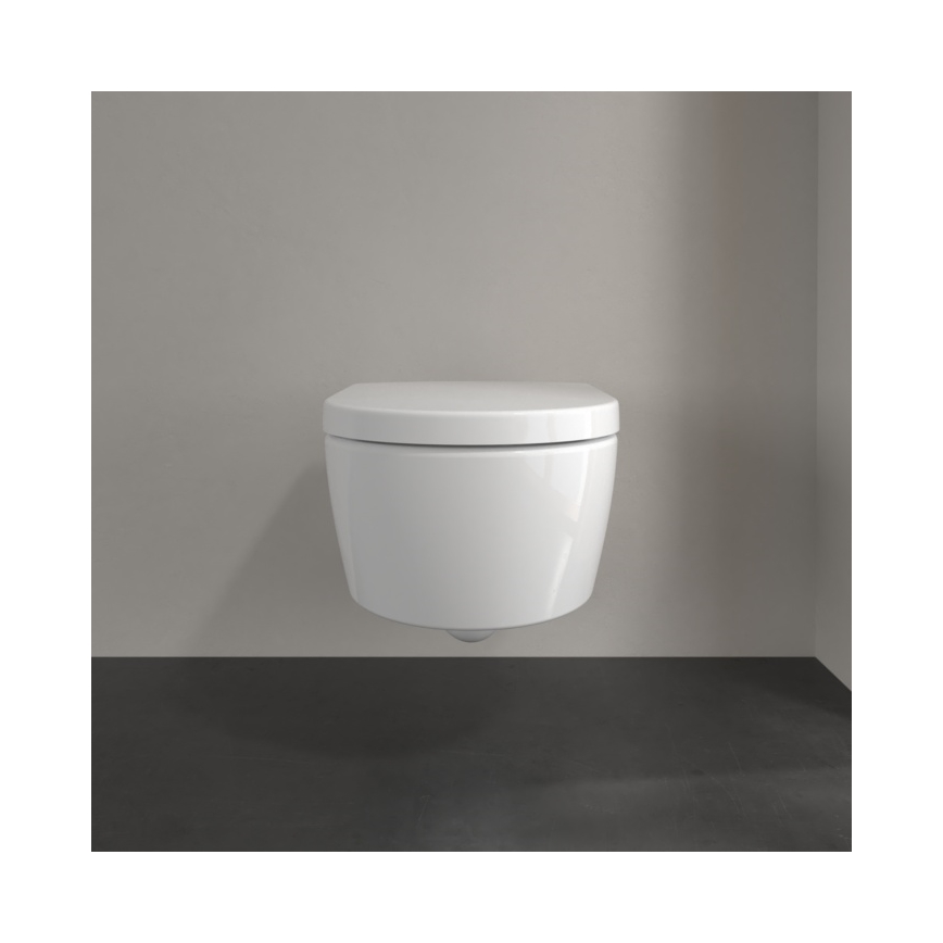 Villeroy & Boch 5656HR01 - WC sospeso con sedile SoftClose AVENTO ceramica/bianco
