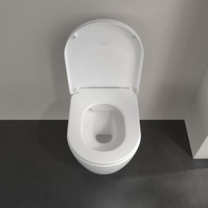 Villeroy & Boch 5656HR01 - WC sospeso con sedile SoftClose AVENTO ceramica/bianco