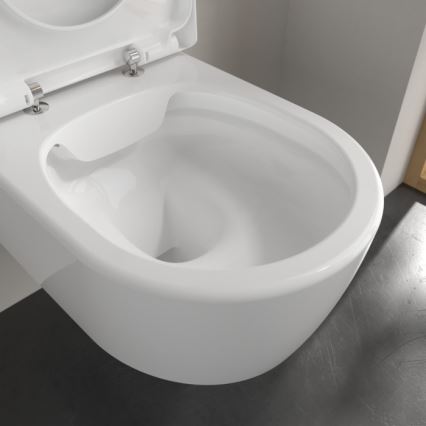 Villeroy & Boch 5656HR01 - WC sospeso con sedile SoftClose AVENTO ceramica/bianco