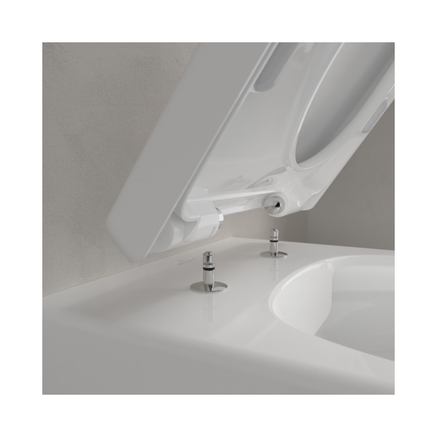 Villeroy & Boch 5656HR01 - WC suspendu avec abattant SoftClose AVENTO céramique/blanc