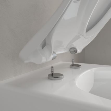 Villeroy & Boch 5656RS01 - Vaso sospeso con sedile SoftClose AVENTO, in ceramica, bianco