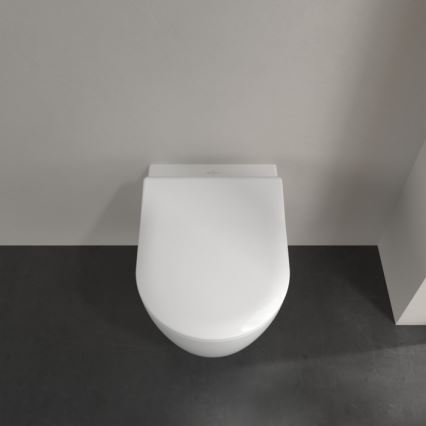 Villeroy & Boch 5656RSR1 - Wandhängendes WC AVENTO mit SoftClose-Sitz, Keramik/weiß