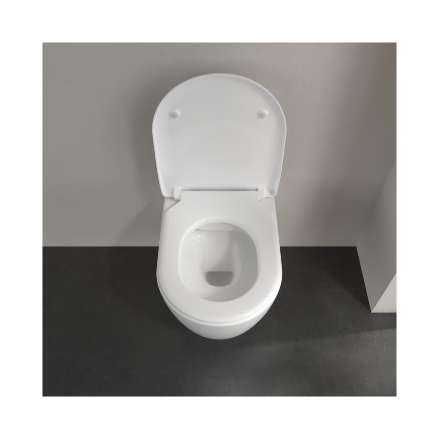 Villeroy & Boch 5656RSR1 - WC sospeso con sedile SoftClose AVENTO ceramica/bianco