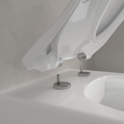 Villeroy & Boch 5656RSR1 - WC sospeso con sedile SoftClose AVENTO ceramica/bianco